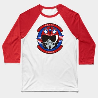 Wolfman Helmet Baseball T-Shirt